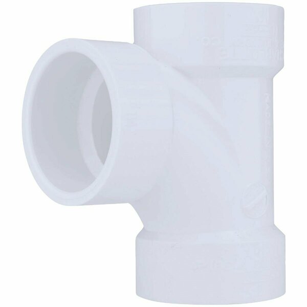 Charlotte Pipe And Foundry 1-1/4 In. Schedule 40 Sanitary PVC Tee PVC 00400  0600HA